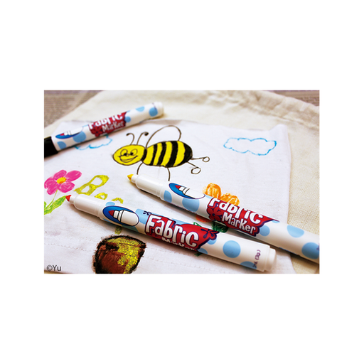 Marvy Fabric Conic Markers Set of 6 - No Ironing Required_2