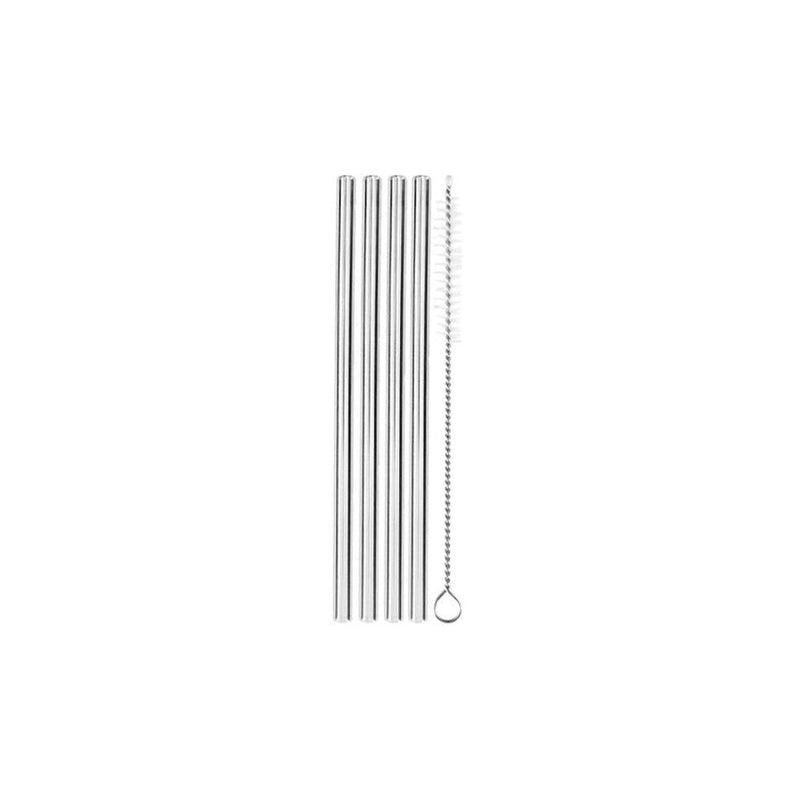 Maxwell & Williams Cocktail & Co Reusable Cocktail Straw With Brush Set of 4 LU0173_1