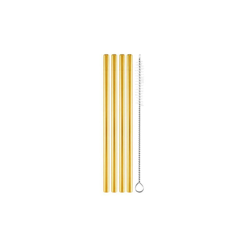Maxwell & Williams Cocktail & Co Reusable Cocktail Straw With Brush Set of 4 LU0173_3