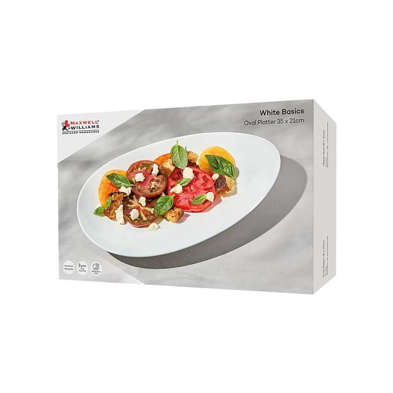 Maxwell & Williams White Basics Oval Platter 35x21cm_3