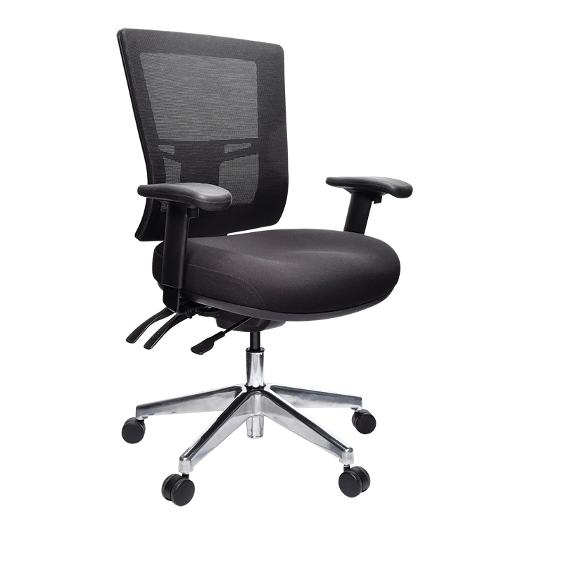 Buro Metro II 24/7 Alloy Base Mid Back Office Chair