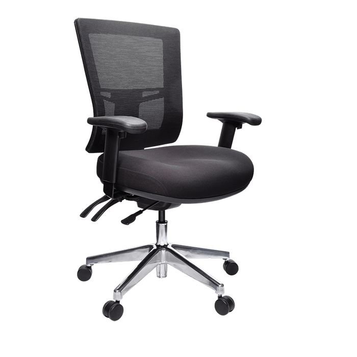 Buro Metro II 24/7 Alloy Base Mid Back Office Chair