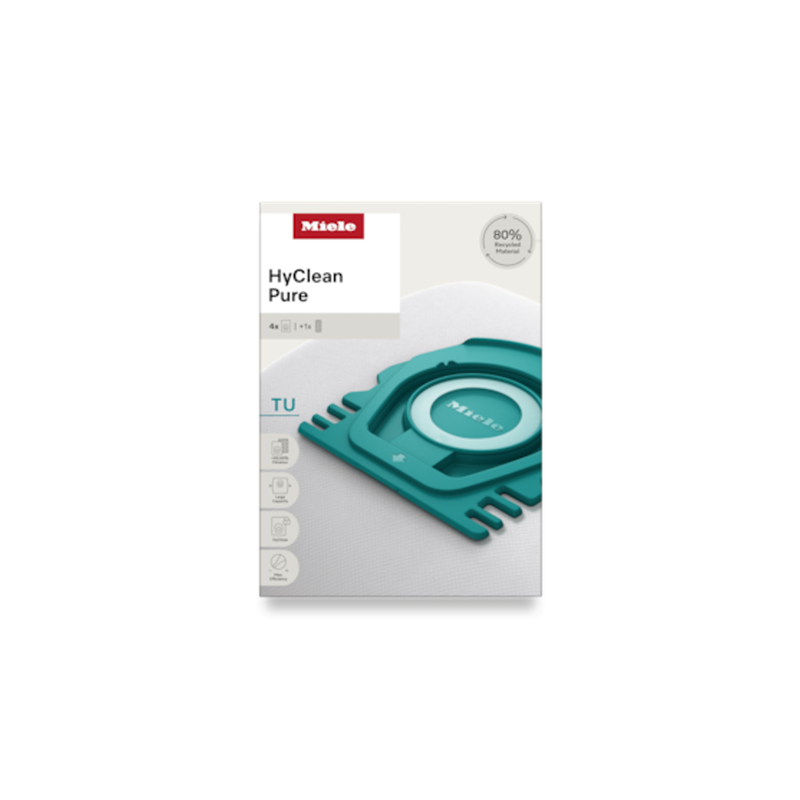 Miele TU HyClean Pure Vacuum Cleaner Bags, 4 Pack_5
