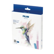 Milan Soft Pastels 24 Pack Metallic Colours 1000905_1