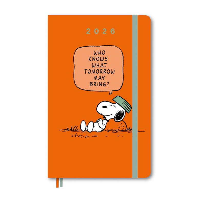 Moleskine Diary 12 Month Weekly + Notes HC Large Peanuts Snoopy Tomorrow 2026 1001750_1