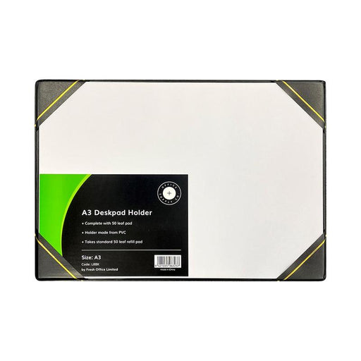 OSC Desk Pad Holder A3 PVC L8BK_1