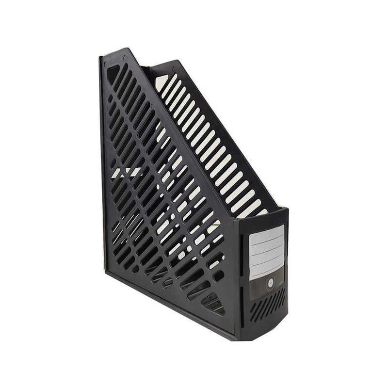 OSC Folding Magazine File Black 90x310x260mm MFUS001BK_1