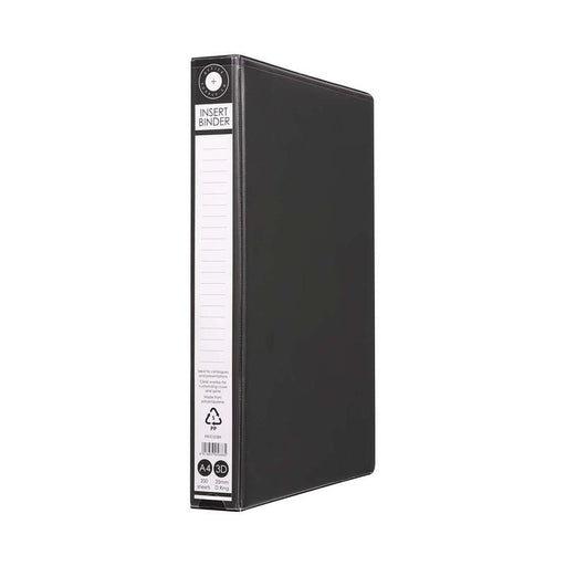 OSC Insert Binder A4 3D 25mm Black RB3D25BK_1