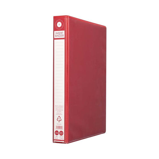 OSC Insert Binder A4 3D 25mm Red RB3D25RD_1