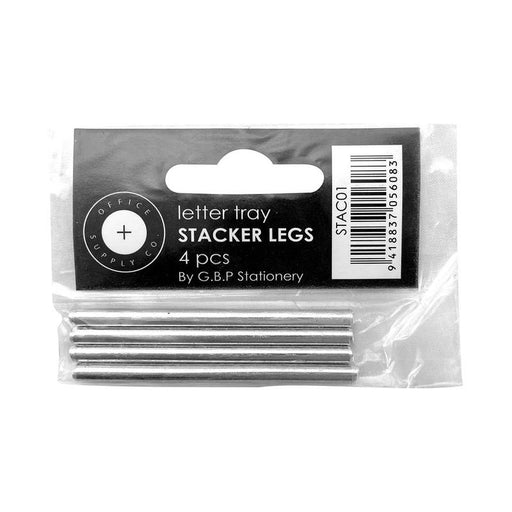 OSC Letter Tray Stackers Metal, Pack of 4 STAC01_1