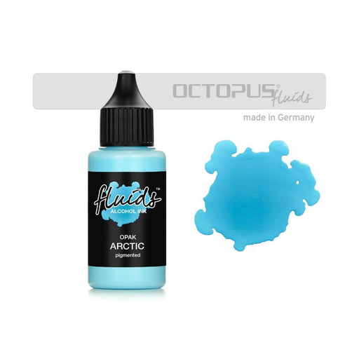 Octopus Fluids Alcohol Ink Opak Arctic Blue 30ml OCTOAIPBL075_1