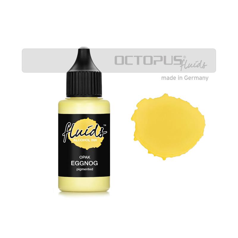 Octopus Fluids Alcohol Ink Opak Eggnog Yellow 30ml OCTOAIPY050_1