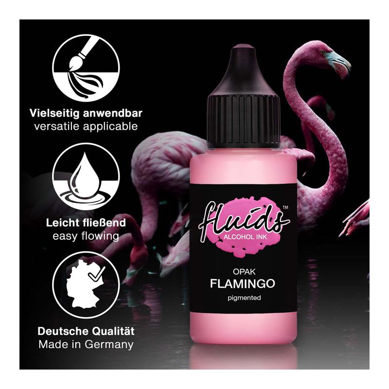 Octopus Fluids Alcohol Ink Opak Flamingo Pink 30ml OCTOAIPRT050_3