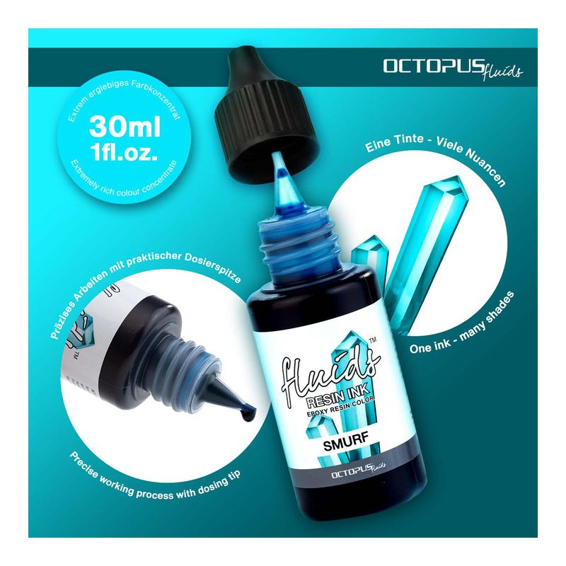 Octopus Fluids Resin Ink Smurf Blue 30ml OCTORIBL075_2