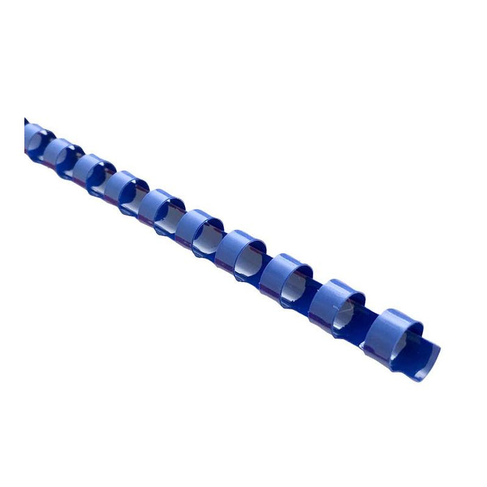 Okin Binding Coil Plastic 6mm Blue, Pack of 25 BCOIL6BL25_1