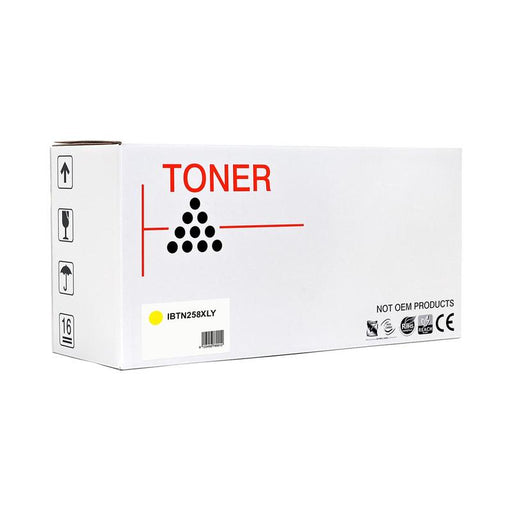 Okin Compatible Brother TN258XL Yellow Toner Cartridge IBTN258XLY_1
