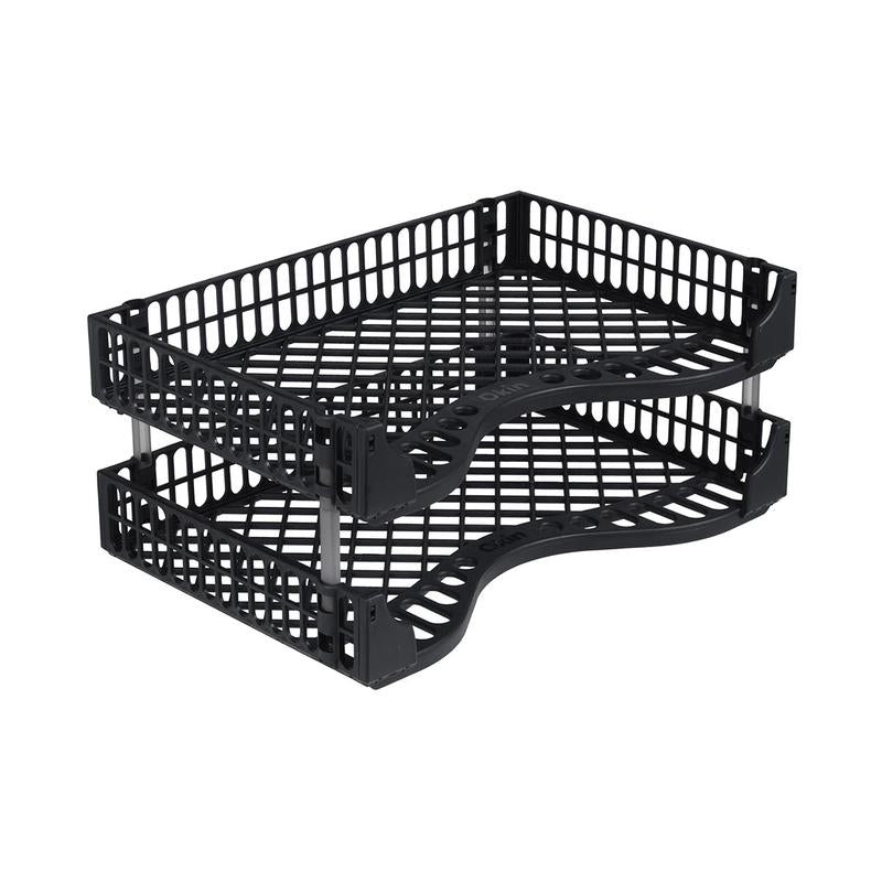 Okin Document Tray Black, Pack of 2 ODTBLK_1