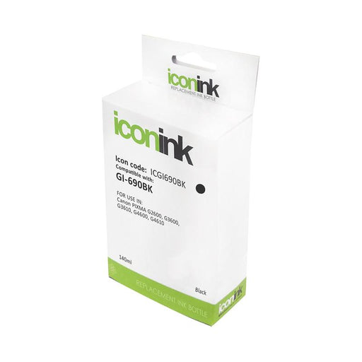 Okin Icon Compatible Canon GI690 Black Ink Bottle ICGI690BK_1