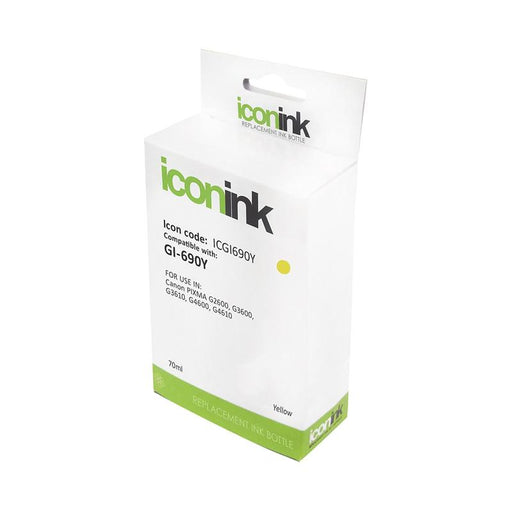 Okin Icon Compatible Canon GI690 Yellow Ink Bottle ICGI690Y_1