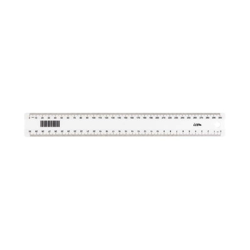 Okin Icon Ruler White 30cm IRULER03_1