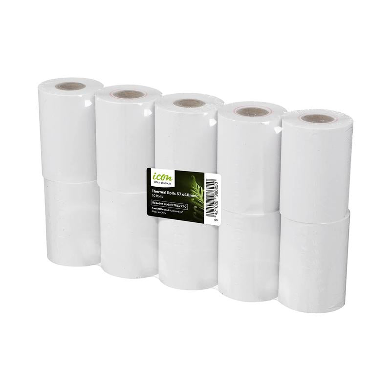 Okin Icon Thermal Roll BPA Free 57x40mm, Pack of 10 ITR57X40_1