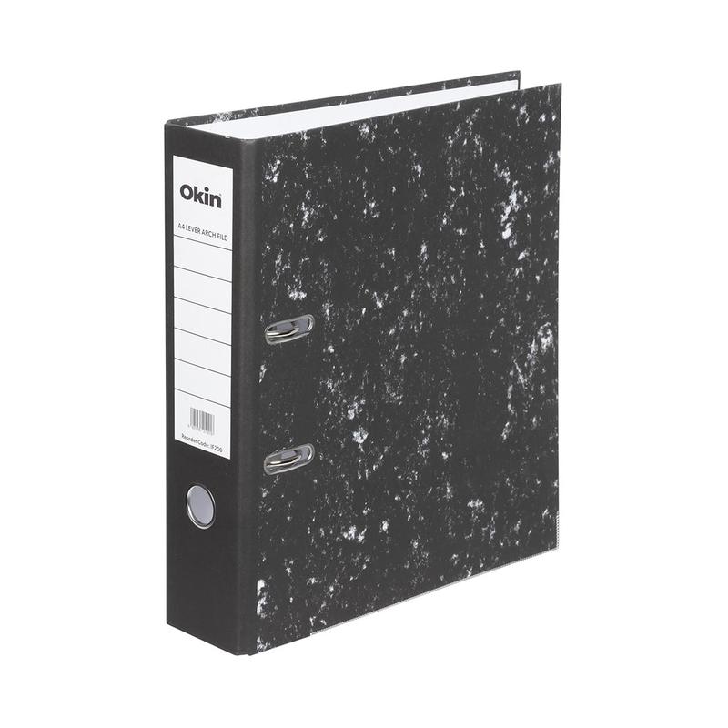Okin Lever Arch File A4 Mottle IF200_1