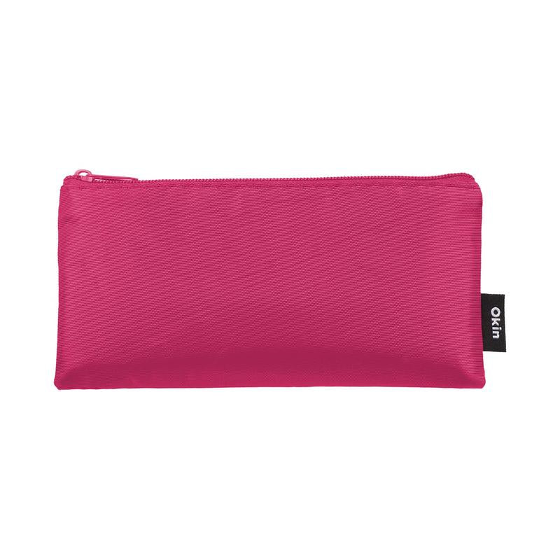 Okin Pencil Case Flat Pink 21x11cm PC-FLATPK_1