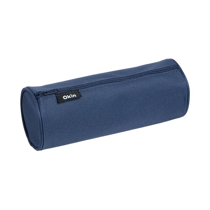 Okin Pencil Case Tube Navy Blue 21x8cm PC-TUBENY_1