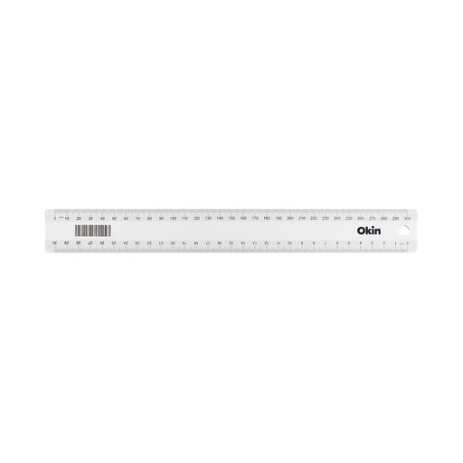 Okin Ruler Clear 30cm IRULER01_1