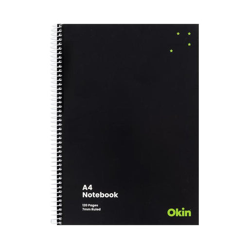 Okin Spiral Notebook A4 Soft cover 120 pg ISNBSC001_1