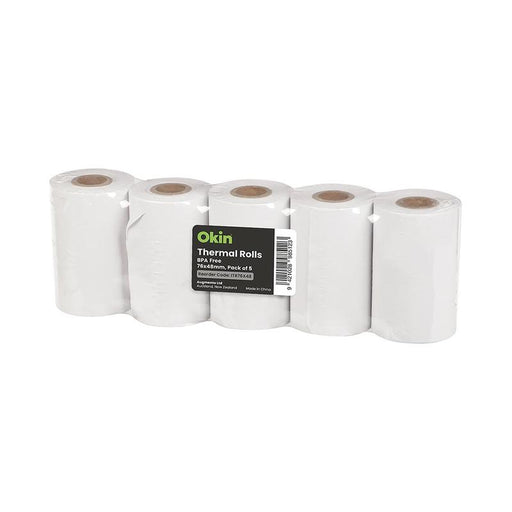 Okin Thermal Roll BPA Free 76x48mm, Pack of 5 ITR76X48_1