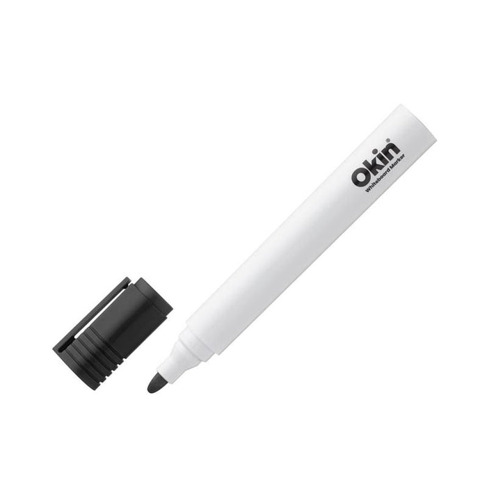 Okin Whiteboard Marker Bullet Tip Black IWMBLK_1