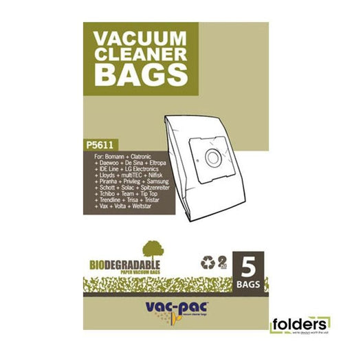 P5611 Vacpac vacuum cleaner bags_1