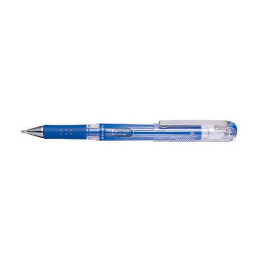 Pentel Hybrid Gel Grip Dx Gell Roller Pen Stick K230M 1.0Mm Metallic Blue K230M-C_1