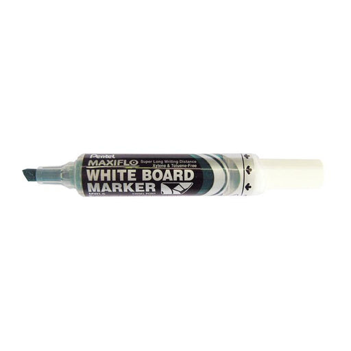 Pentel Maxiflo Whiteboard Marker Mwl6 Chisel 3.0-7.0Mm Green MWL6-D_1