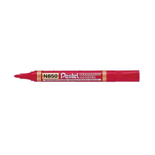 Pentel Permanent Marker N850 Bullet 1.5Mm Red N850-B_1