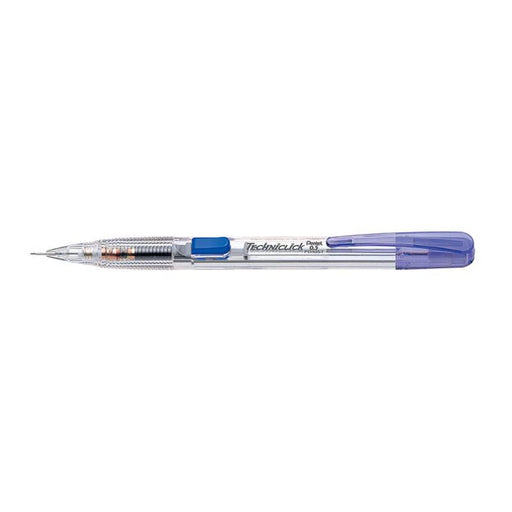 Pentel Techniclick Mechanical Pencil Pd105T Clear Barrel 0.5Mm Blue PD105T-C_1