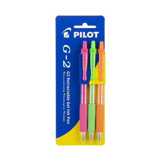 Pilot G2 Gel Fine Neon PGO, Pack of 3 HS 20948_1