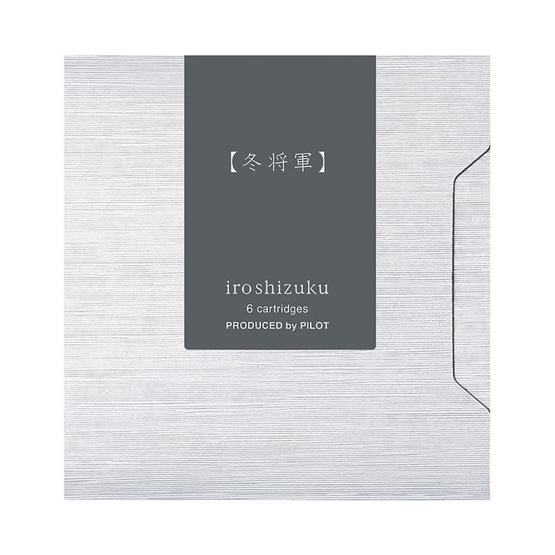 Pilot Iroshizuku Ink Cartridge Old Man Winter Fuyu-syogun, Pack of 6 (IRF-6S-FS) 20591_1