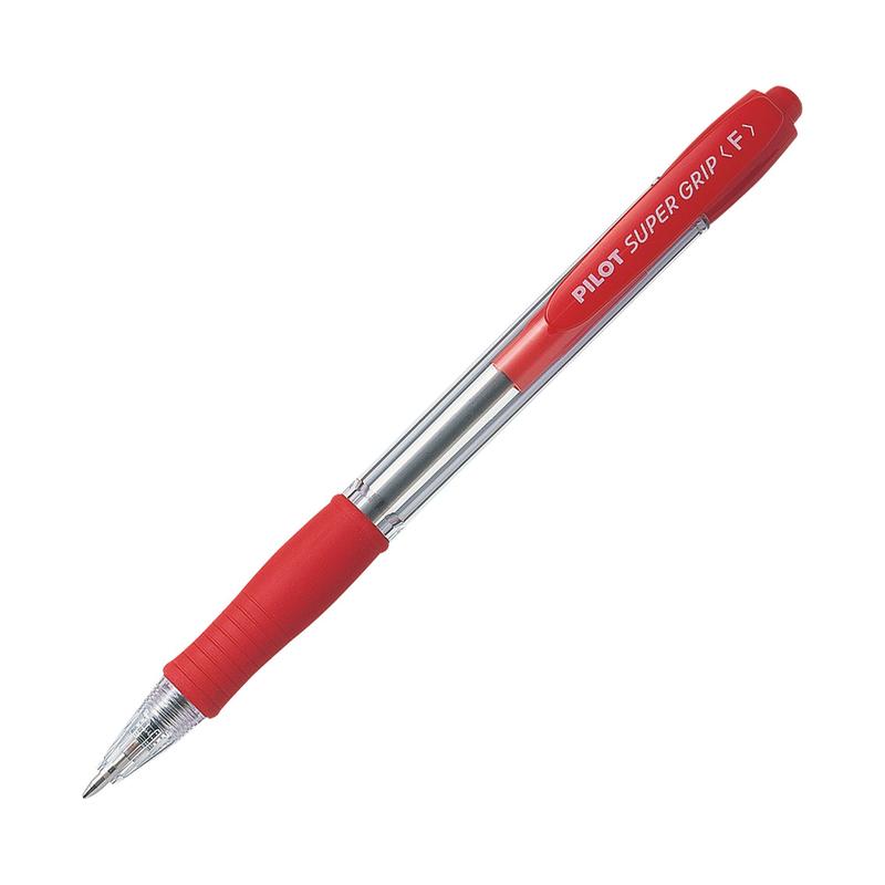 Pilot Super Grip Ballpoint Fine Red (BPGP-10R-F-R-R) 20186_1