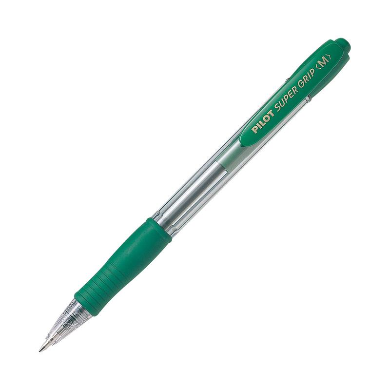 Pilot Super Grip Ballpoint Medium Green (BPGP-10R-M-G-G) 20192_1