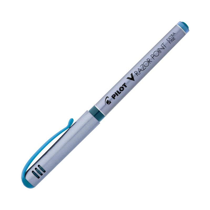 Pilot V-Razor Point Fibre Tip - Light Blue 0.4mm — Officecentre