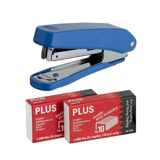 Plus Stapler with 2000 Staples, Model PS10E BLUE_1