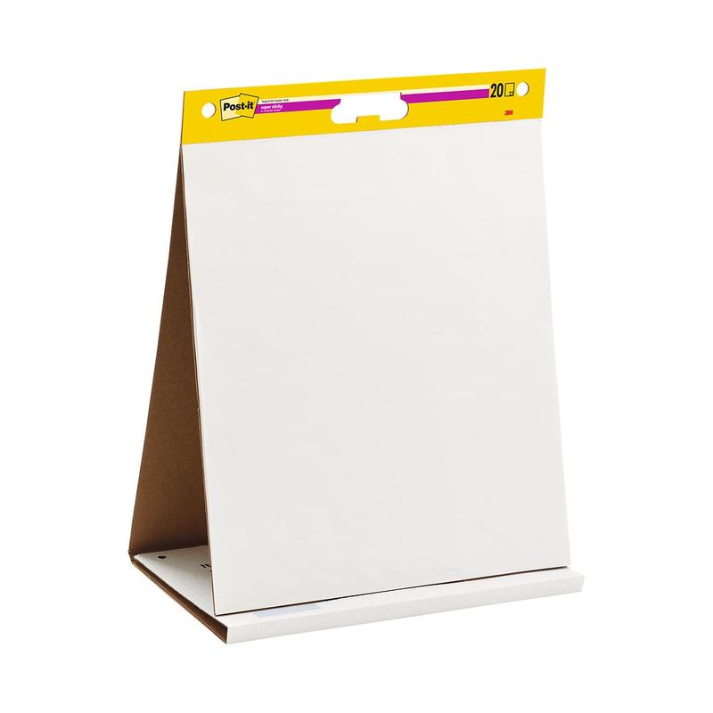 Post-it Tabletop Easel Pad with Dry Erase 563DE 508x584mm 10415_1