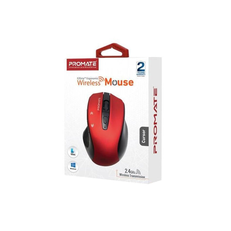 Promate Ezgrip Ergonomic Wireless Mouse With Quick ForwardBack_4