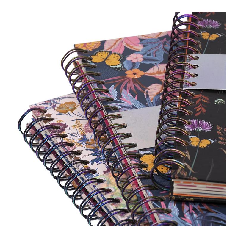 Pukka Bloom Hardcover Project Notebook B5 Black P9495BLMBK_5