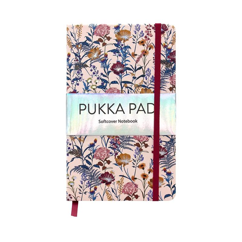 Pukka Bloom Softcover Notebook 13x21cm Cream P9493BLM_1