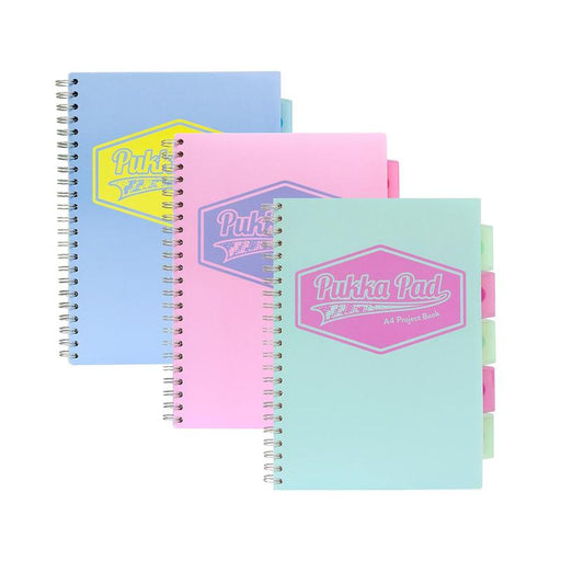 Pukka Pastel Project Book A4 Blue P8630PSTBE_2