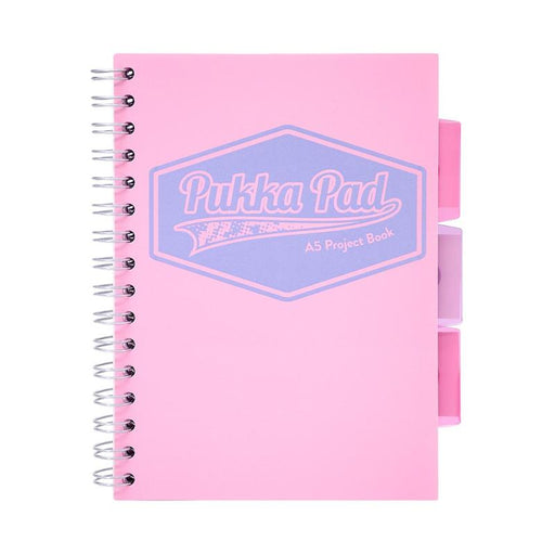 Pukka Pastel Project Book A5 Pink P8631PSTPK_1