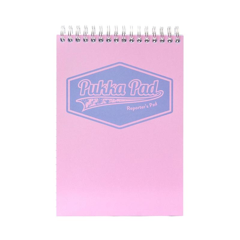 Pukka Pastel Reporters Notepad Pink P8907PSTPK_1